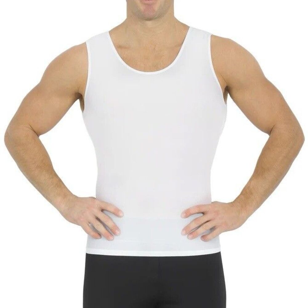 Insta Slim Power Mesh Compression Muscle Tank Top Shirt  Size: Medium